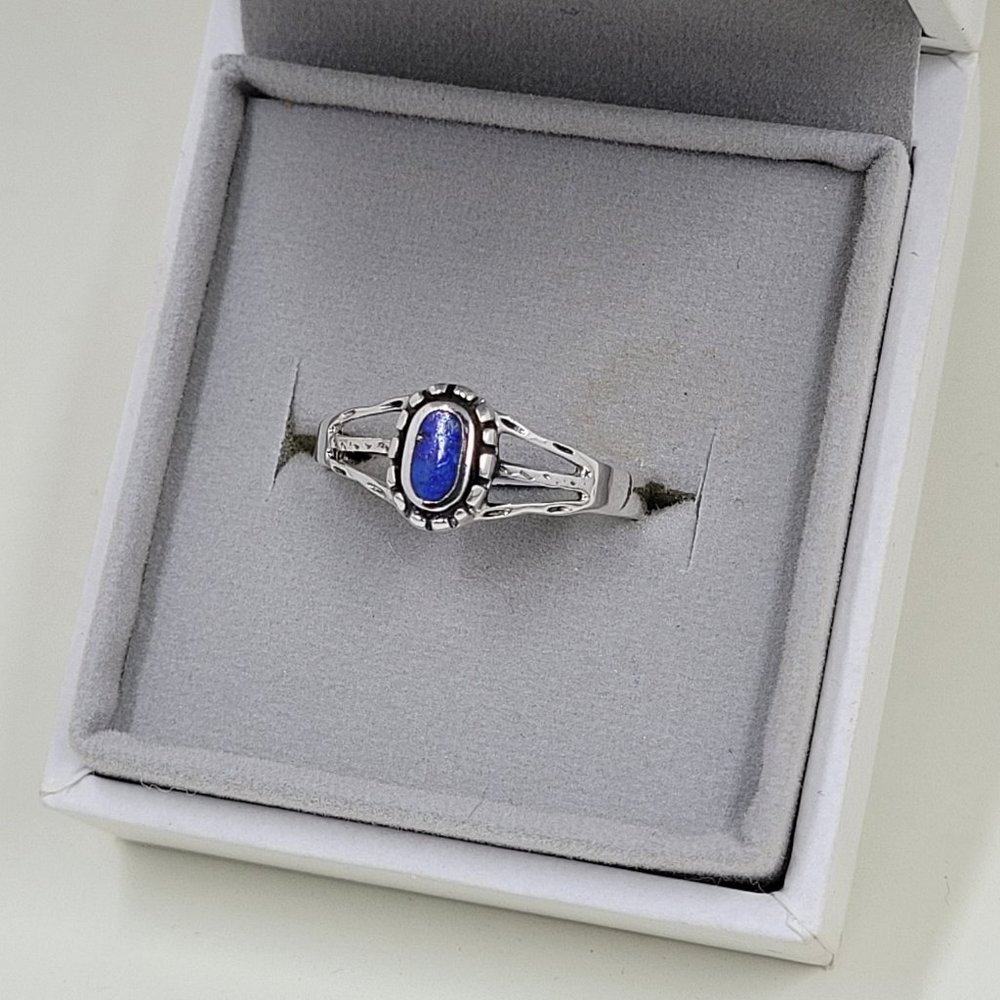 Sterling Silver Lapis Ring